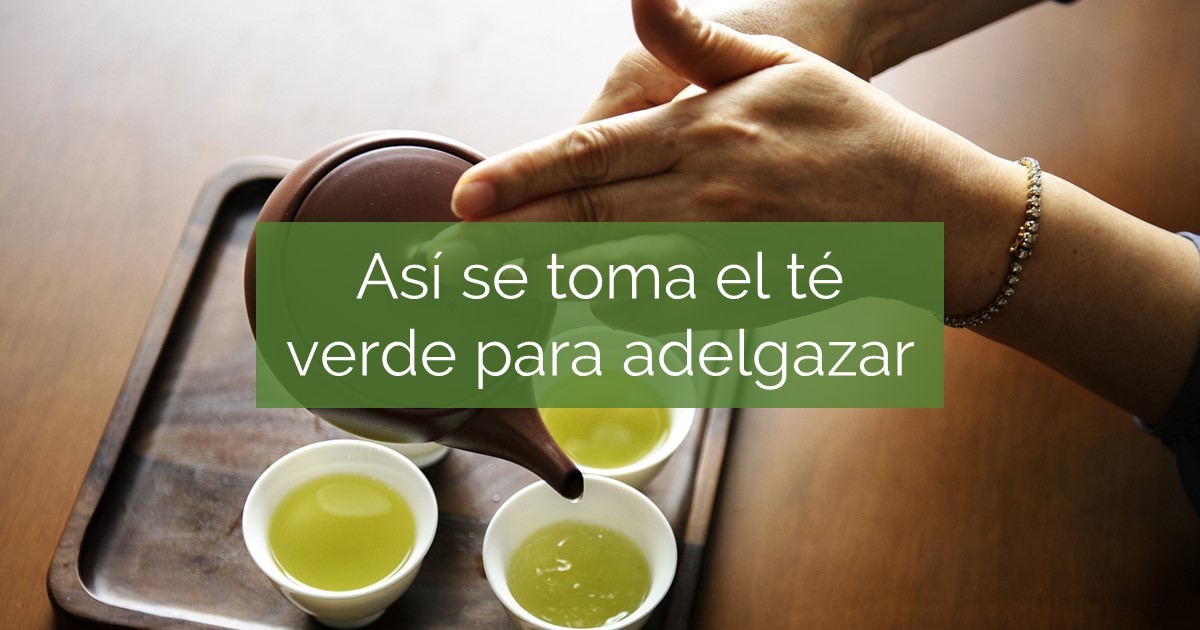 Cómo tomar el té verde para adelgazar Propiedades del té