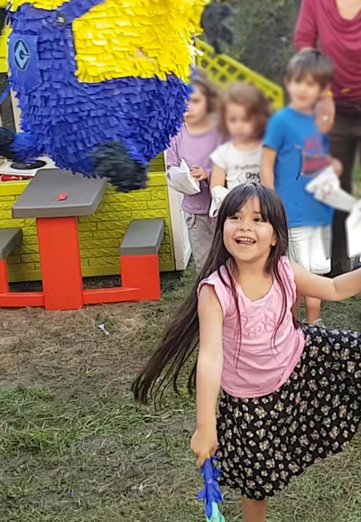 fiesta infantil saludable piñata